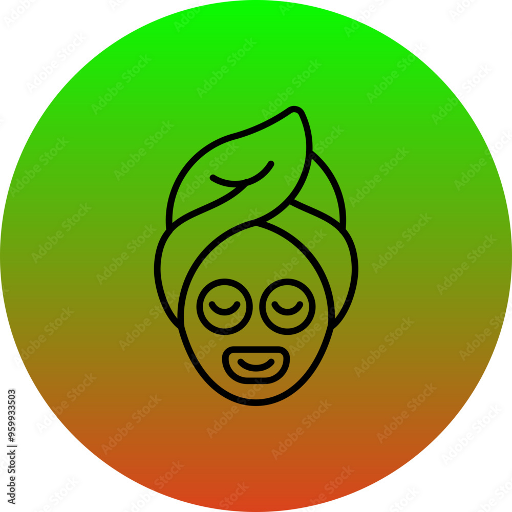 Obraz premium Facial Mask Icon