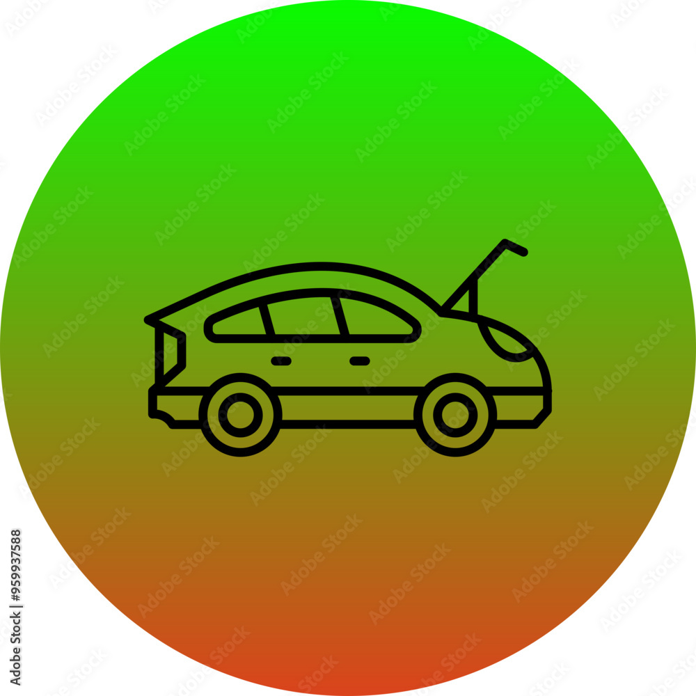 Hood Open Icon Hood Open Icon