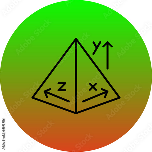 Coordinate Axis Icon