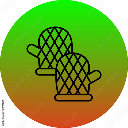 Oven mitts Icon