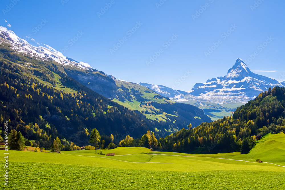 Alps Landscape Background Alps Landscape Background