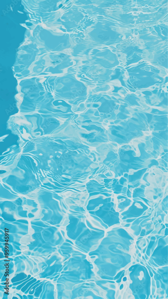 Clear refreshing swimming pool water Clear refreshing swimming pool water