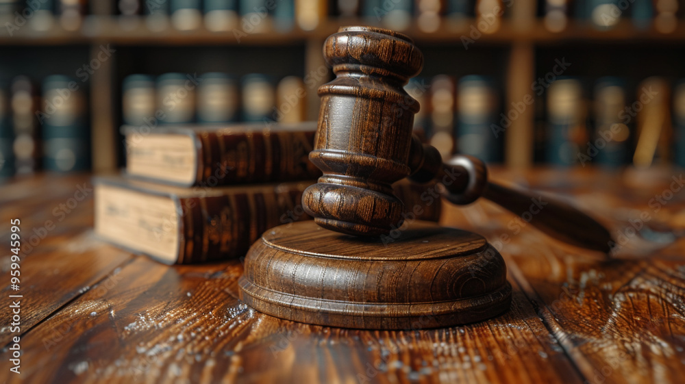 Judge's gavel on the table close-up
symbolizing the concept of law and justice Judge's gavel on the table close-up
symbolizing the concept of law and justice