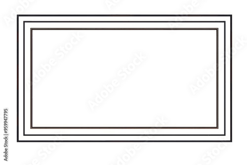 Minimalist rectangular frame design