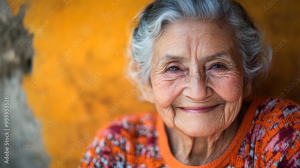 A thoughtful elderly woman with a kind smile, wearing simple, elegant clothing, capturing her dignified and graceful presence A thoughtful elderly woman with a kind smile, wearing simple, elegant clothing, capturing her dignified and graceful presence