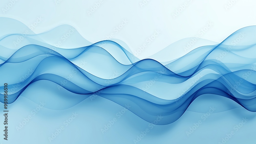 3D Blue Shape Background 3D Blue Shape Background
