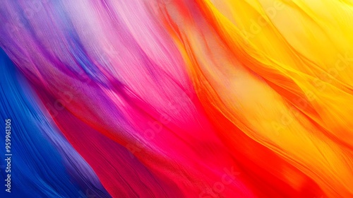 Wallpaper Mural Abstract Colorful Fabric Background with Wavy Lines and Stripes Torontodigital.ca