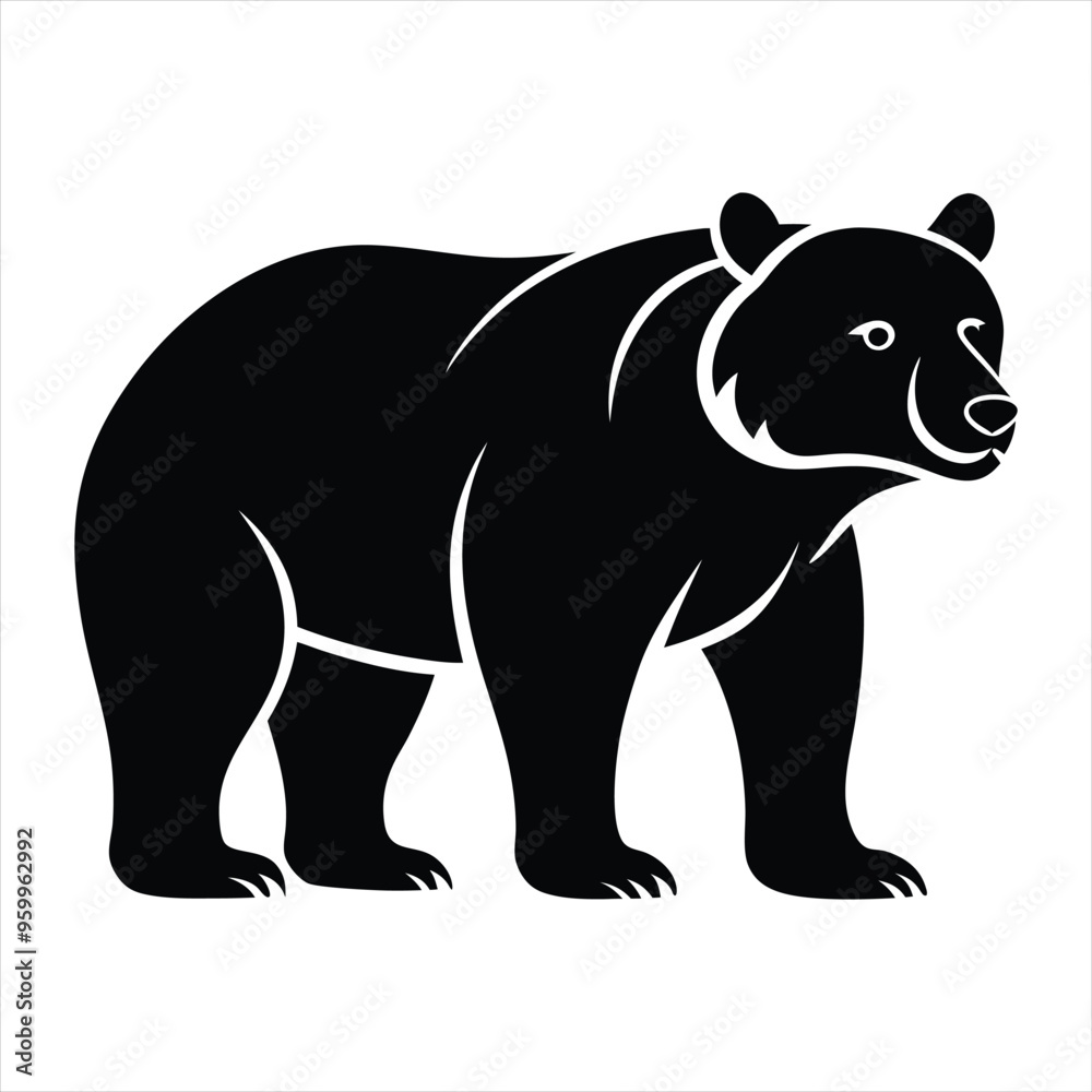 bear silhouette vector bear silhouette vector