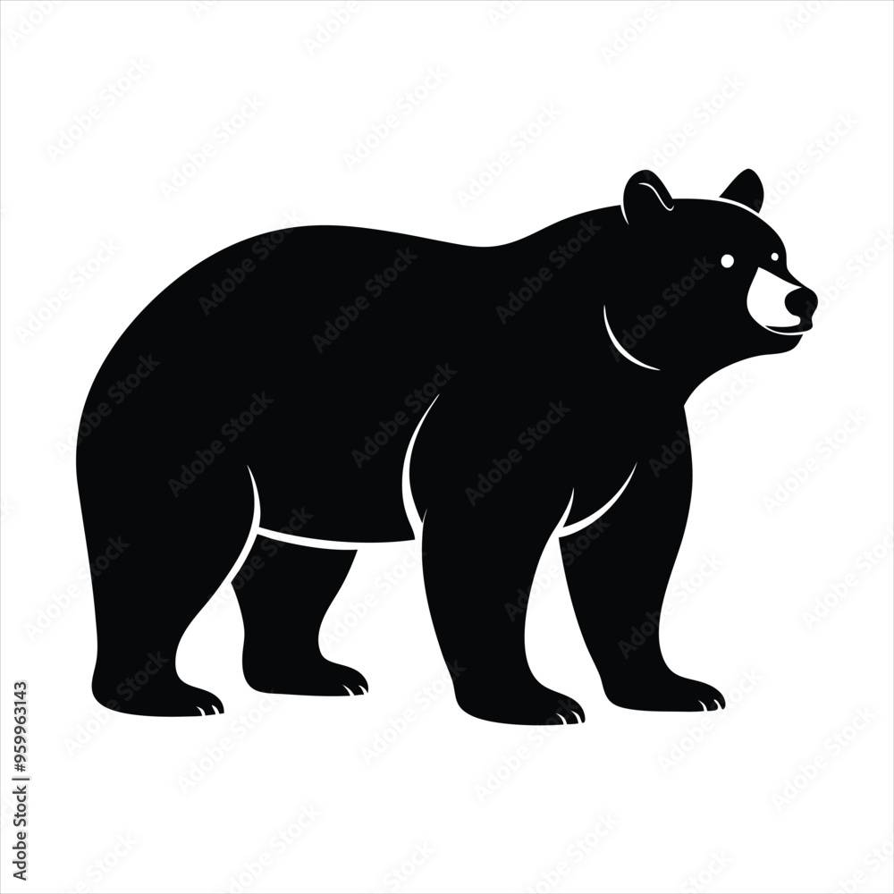 bear silhouette vector bear silhouette vector