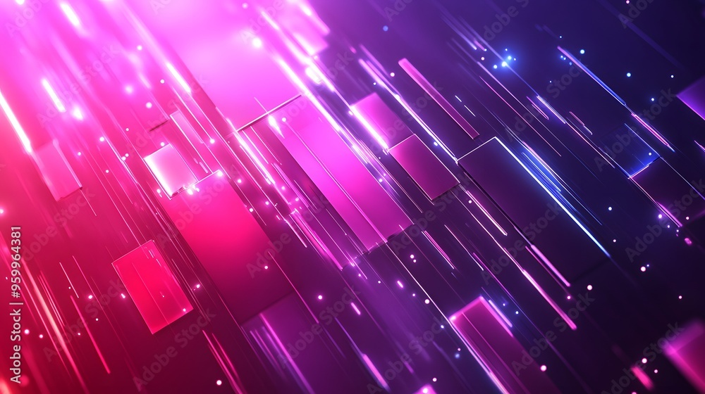 Abstract Purple and Pink Neon Lights Background Abstract Purple and Pink Neon Lights Background