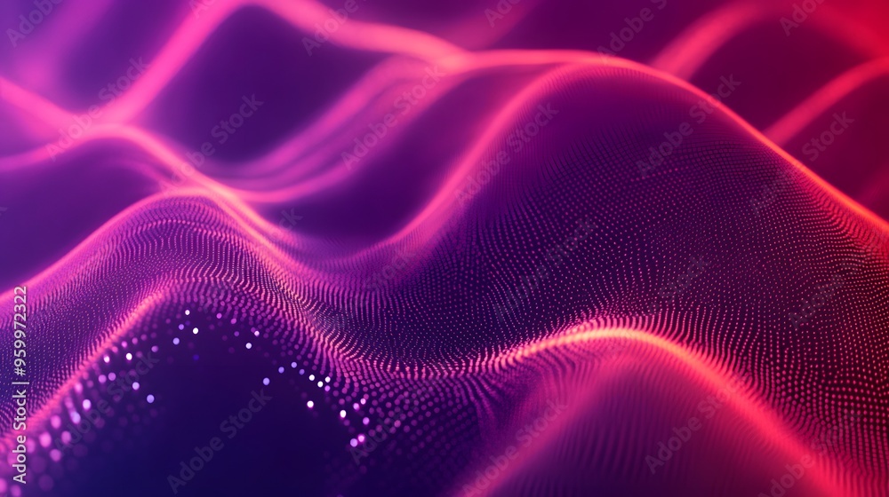 Abstract Pink and Purple Dotted Wave Background Abstract Pink and Purple Dotted Wave Background