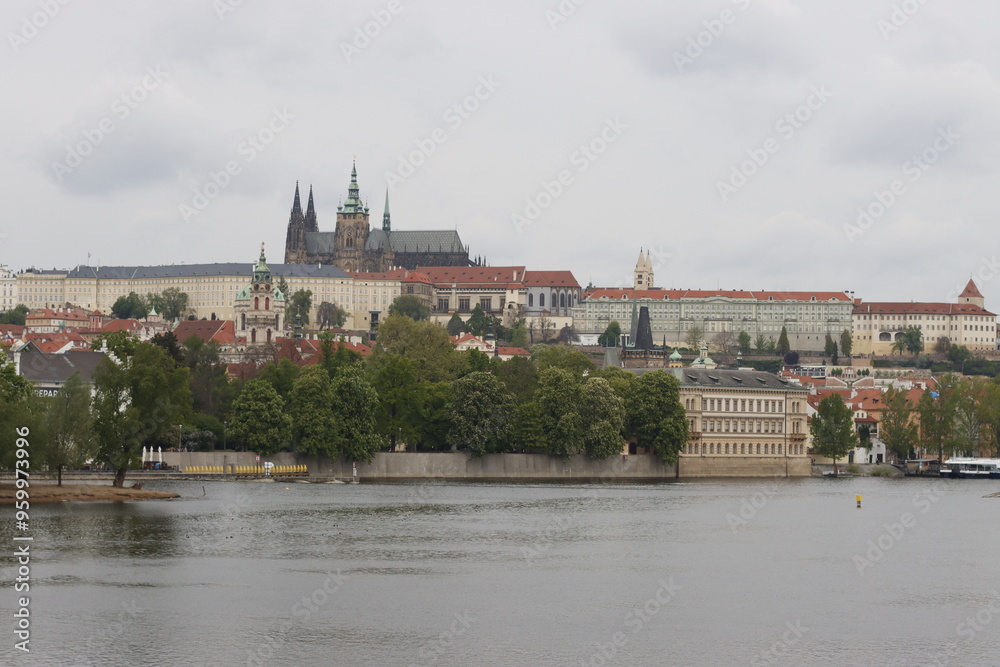 Fototapeta premium Classic architecture in Prague, Czech Republic