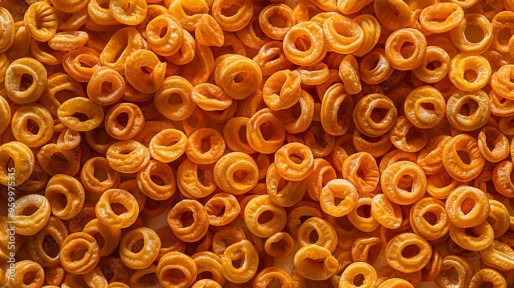 Close-up of bright orange circular candy shapes, vibrant sweets background, macro photography, detailed texture, fun candy, colorful food, sugary treats, playful design, snack concept Close-up of bright orange circular candy shapes, vibrant sweets background, macro photography, detailed texture, fun candy, colorful food, sugary treats, playful design, snack concept