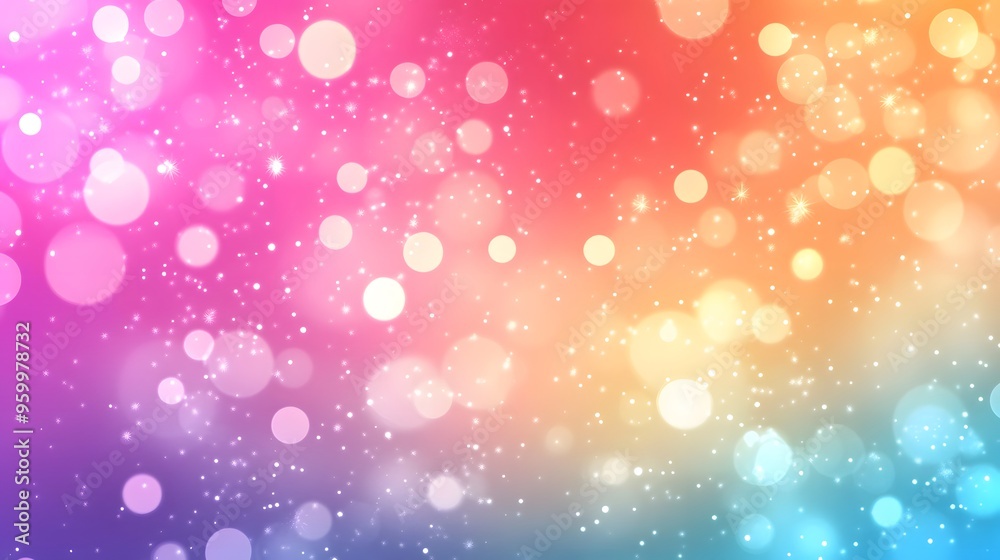 Abstract Gradient Bokeh Background with Sparkle Lights Abstract Gradient Bokeh Background with Sparkle Lights