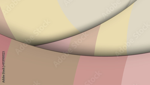 soothing composition featuring soft curves and muted colors, creating a harmonious balance of texture and form