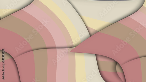 soothing composition featuring soft curves and muted colors, creating a harmonious balance of texture and form