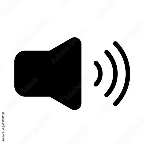 Wallpaper Mural Volume, Audio, Music and Sound solid icon Torontodigital.ca