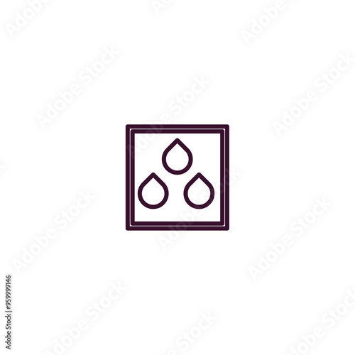 hygroscopic outline icon. Linear vector from cleaning concept. Thin line hygroscopic icon isolated on white background