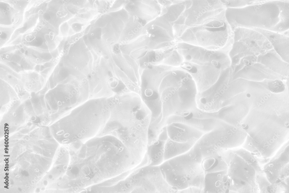 Obraz premium 水 ジェル 波 白 テクスチャ 背景