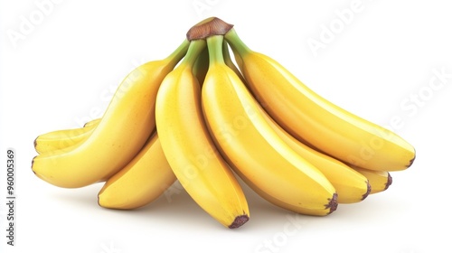 A Bunch of Ripe Yellow Bananas