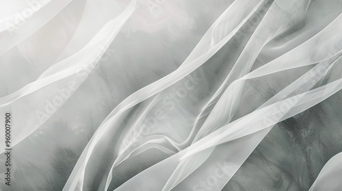 Minimalist grey and white background with a smooth vellum-like texture and lines