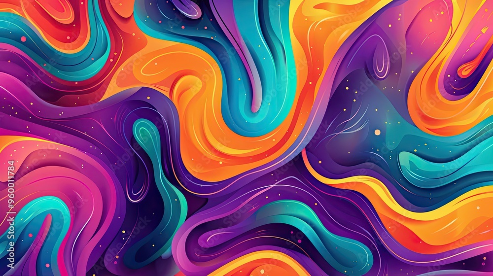 Retro gradient wallpaper with deep orange purple and teal tones swirling patterns glowing brightly Retro gradient wallpaper with deep orange purple and teal tones swirling patterns glowing brightly