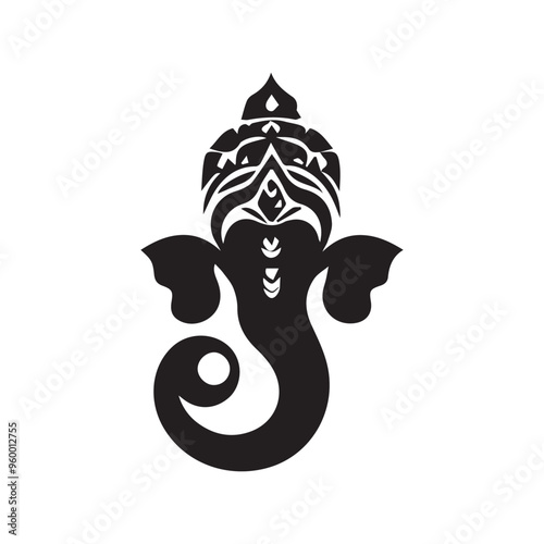 Creative Religion Silhouette Vector Logo Design