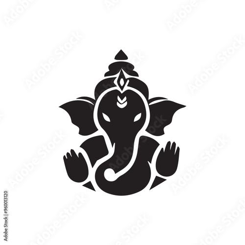 Creative Religion Silhouette Vector Logo Design