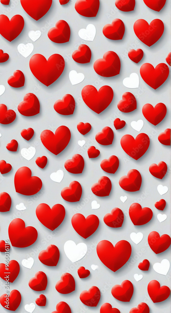 red hearts background red hearts background