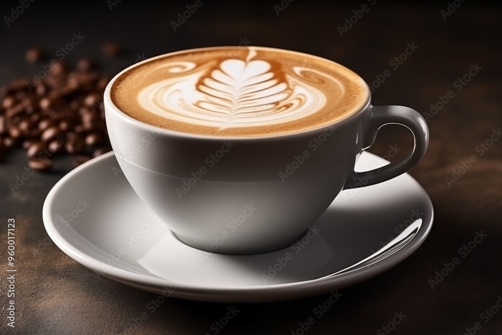 Cup of delicious coffee cut out in bright colours. Cup of Delicious Coffee Cup of delicious coffee cut out in bright colours. Cup of Delicious Coffee