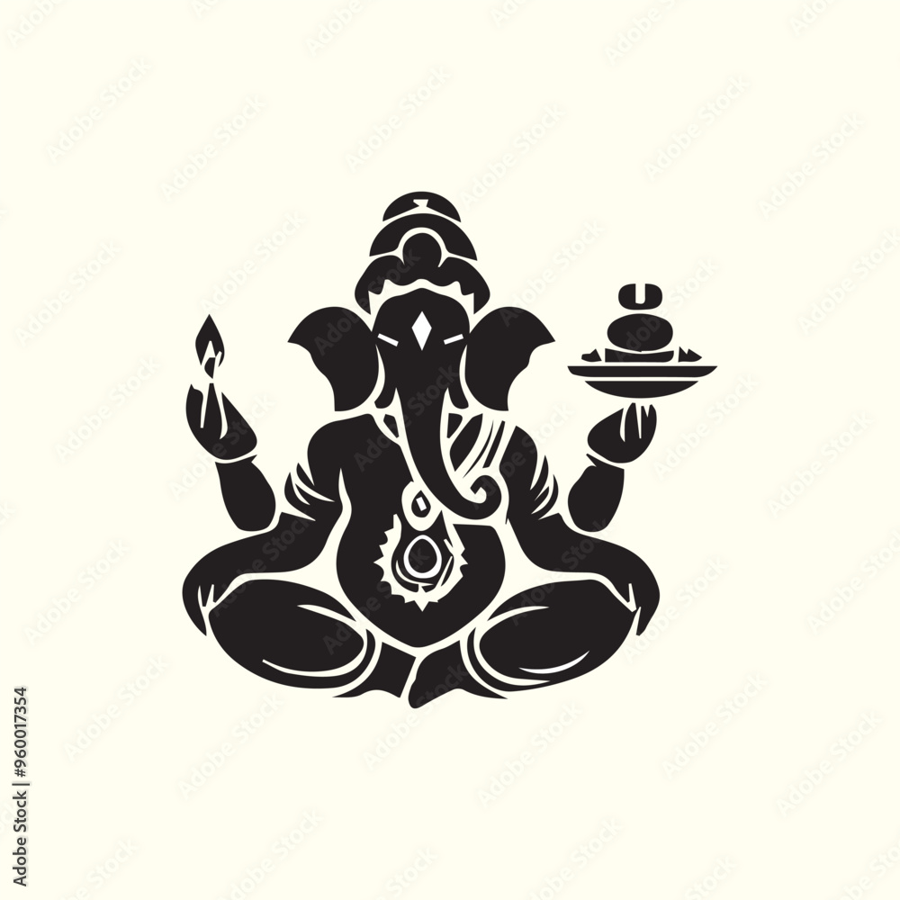 Creative Religion Silhouette Vector Logo Design Creative Religion Silhouette Vector Logo Design