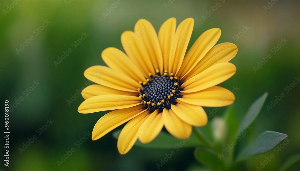 Vibrant yellow flower vibrant blossom petal nature plant blurred dark background Vibrant yellow flower vibrant blossom petal nature plant blurred dark background