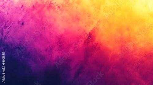 vibrant multicolor gradient with hues of magneta photo