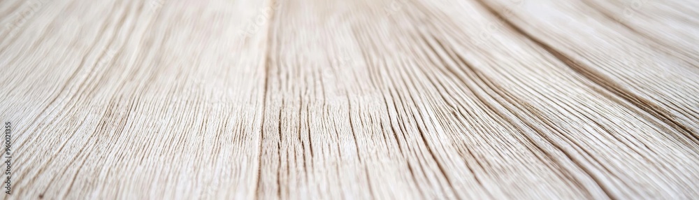 Fototapeta premium Serene Birch Wood Texture with Soft Grain Patterns, Close-up Copy Space for Text