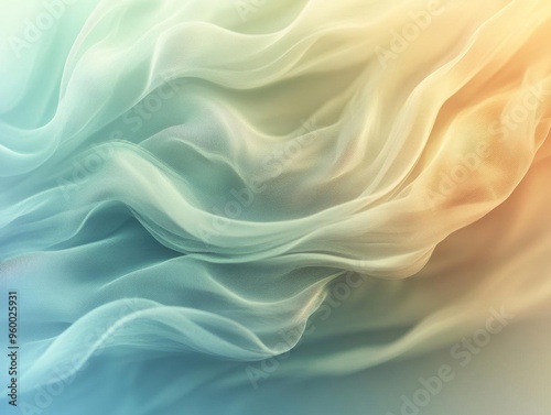 A smooth gradient background with a soft white light blending into pastel orange and yellow