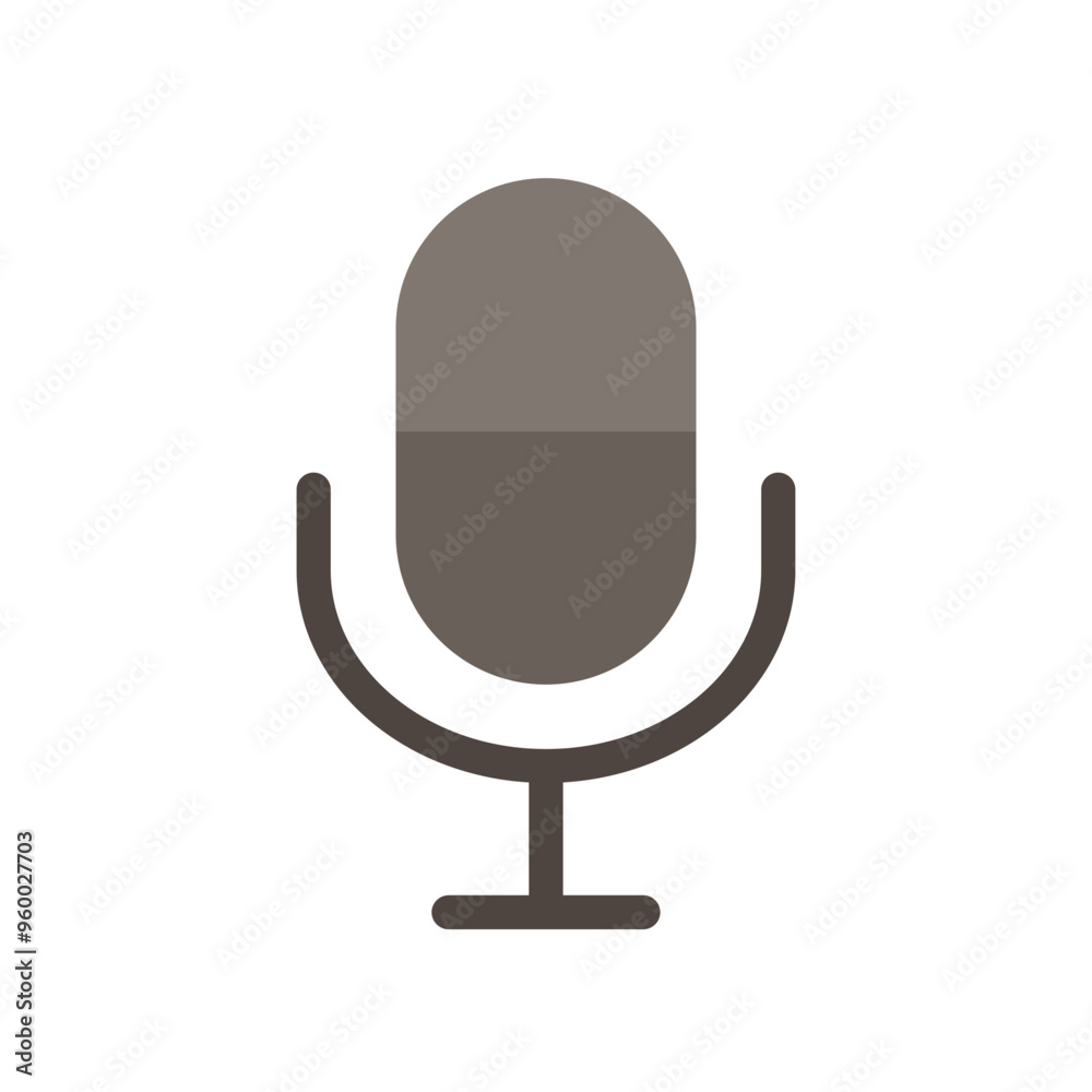 Microphone, Audio, Music and Sound Flat Icon Microphone, Audio, Music and Sound Flat Icon