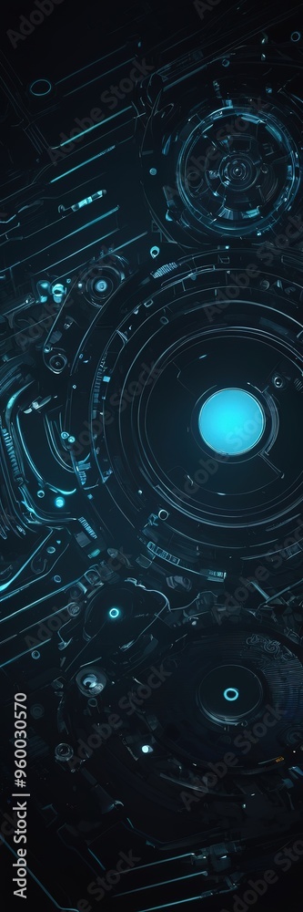 Obraz premium tehcno background