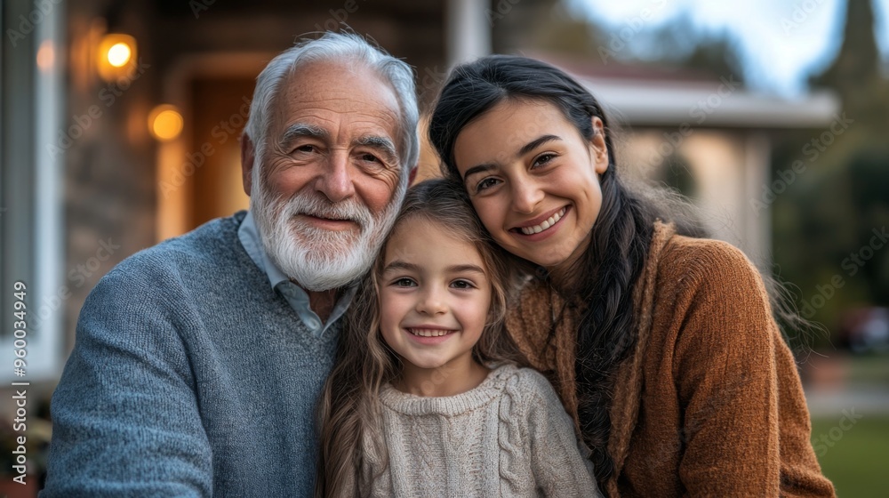 Three Generations Family Portrait Three Generations Family Portrait
