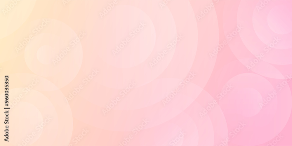 Abstract fluid background in pastel neutral pink and yellow colors. Soft gradations, circle effect style. Modern geometric background. Vector illustration Eps 10 Abstract fluid background in pastel neutral pink and yellow colors. Soft gradations, circle effect style. Modern geometric background. Vector illustration Eps 10