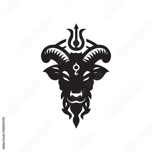 Creative Religion Silhouette Vector Logo Design