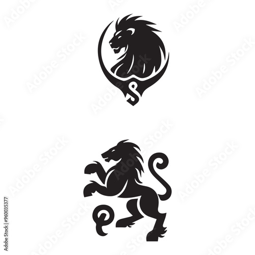 Creative Religion Silhouette Vector Logo Design
