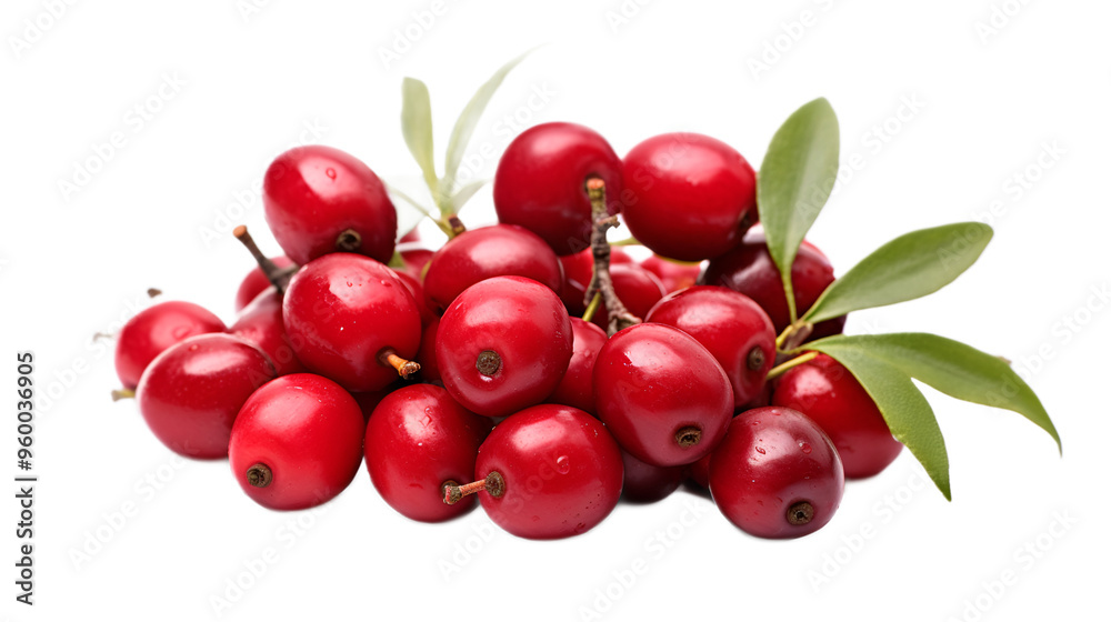 a pile of red berries. a pile of red berries.