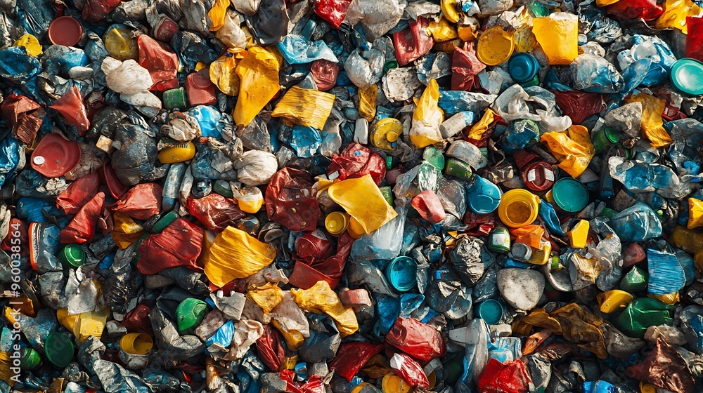A Pile of Plastic Waste A Pile of Plastic Waste