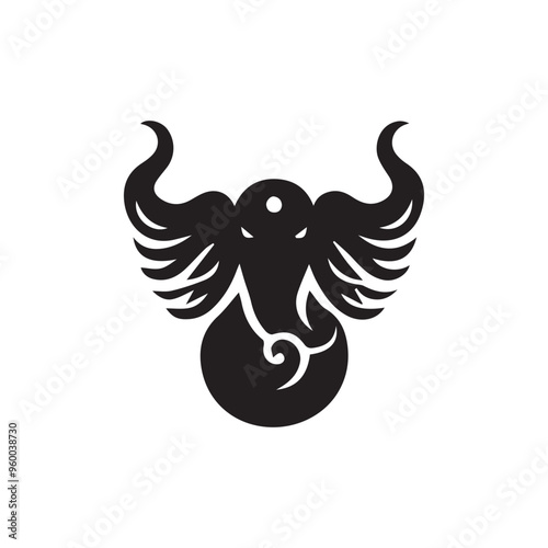 Creative Religion Silhouette Vector Logo Design