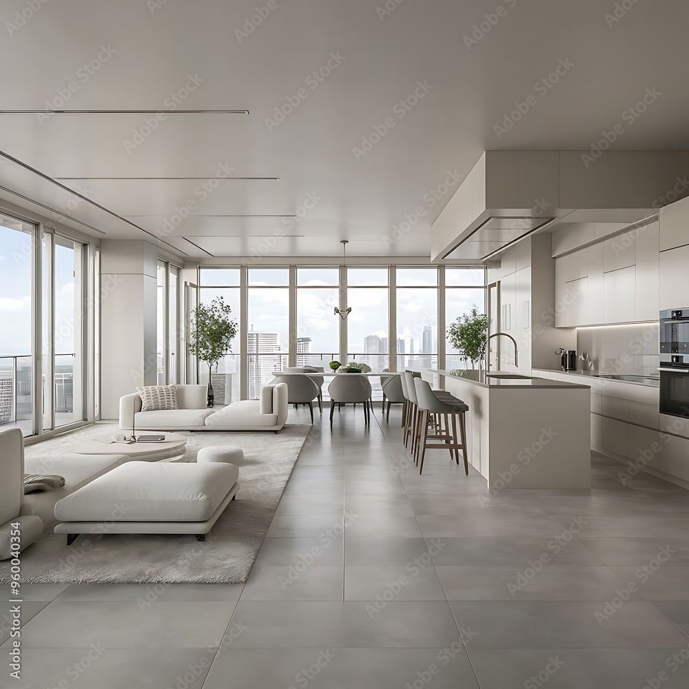 Interior of living, modern mock up scene with empty space for text Interior of living, modern mock up scene with empty space for text