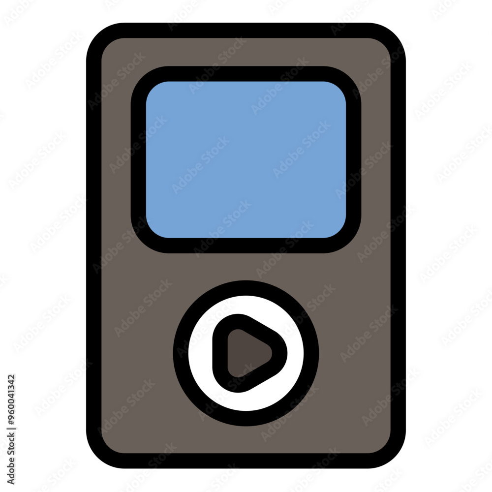 Device, Audio, Music and Sound Flat Line Icon Set Device, Audio, Music and Sound Flat Line Icon Set