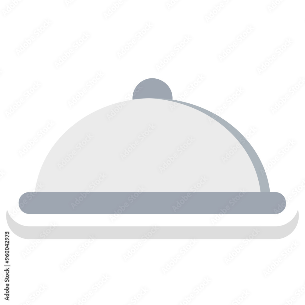Cloche sticker vector icon an isolated background Cloche sticker vector icon an isolated background