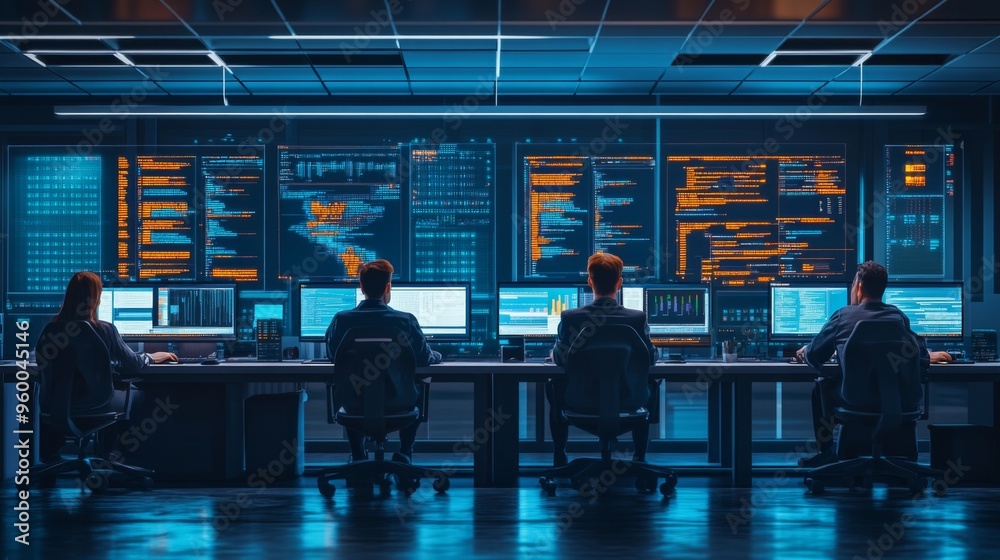 Computer systems monitoring in a control room Computer systems monitoring in a control room