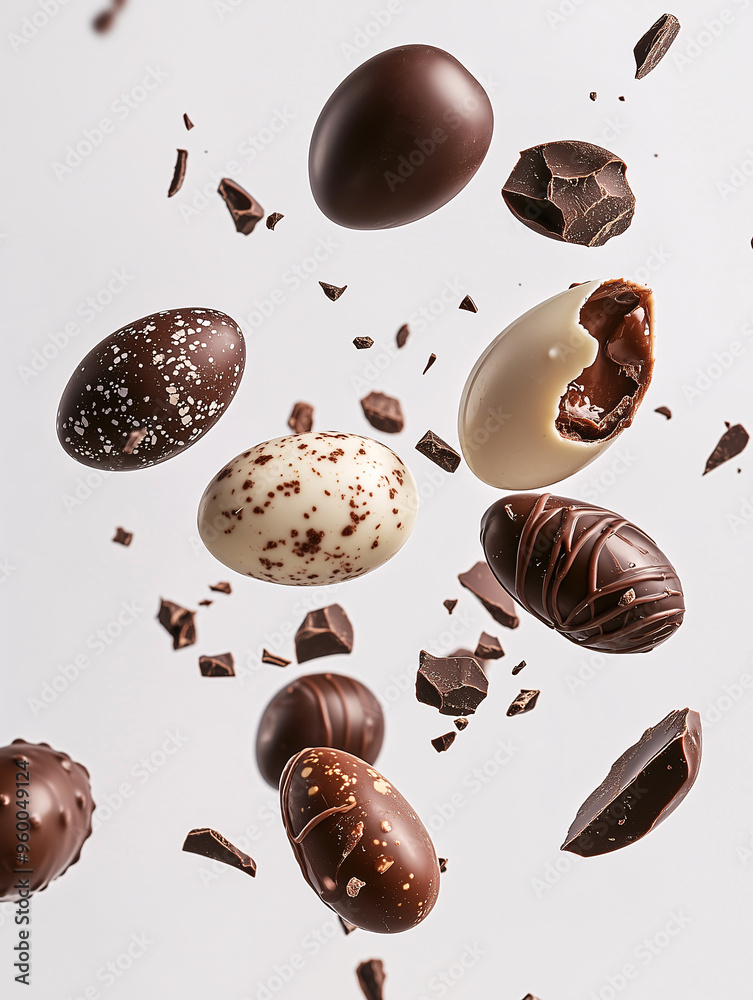 Fototapeta premium Chocolate Easter Eggs 03