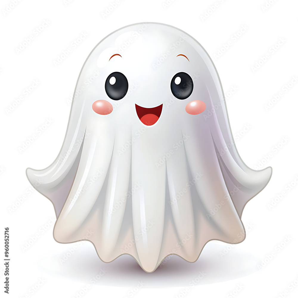 Cute ghost on transperent background Cute ghost on transperent background